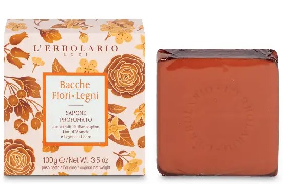 BACCHE FIORI LEGNI SAPONE PROFUMATO 100 G - FARMACIA33