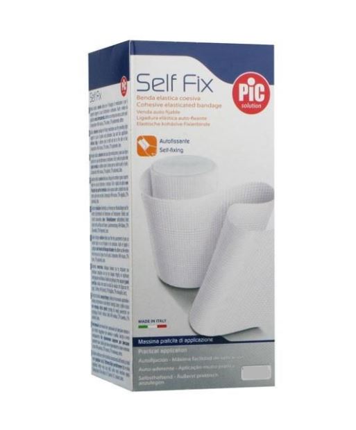 BENDA ELASTICA AUTOADESIVA PIC SELF FIX 6X400 CM FUSTELLA - FARMACIA33
