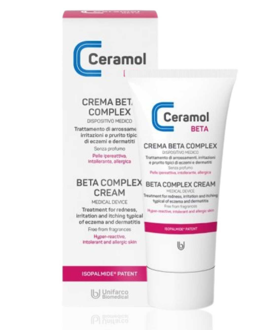 Acquista ora su Farmacia33 e goditi un viso idratato con Ceramol Crema Betacomplex - 50 ml