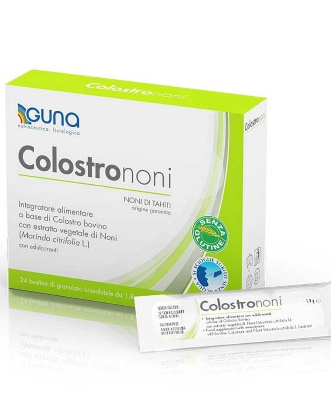 Guna Colostro Noni - Potenziamento sistema immunitario su Farmacia33" "Integratore per il supporto immunitario su Farmacia33