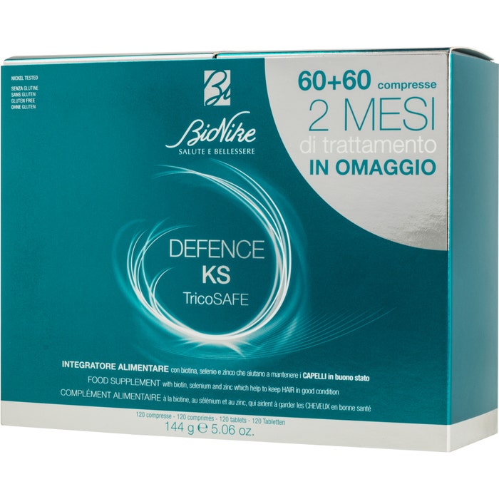 DEFENCE KS TRICOCARE  BIPACK 60 COMPRESSE + 60 COMPRESSE (scad. 01/2026) - FARMACIA33