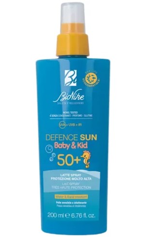 DEFENCE SUN 50+ BABY&KID LATTE SPRAY 200 ML - FARMACIA33