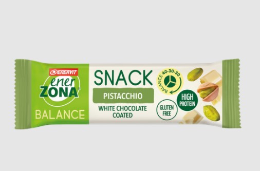 ENERZONA SNACK PISTACCHIO CIOCCOLATO BIANCO 27 G - FARMACIA33