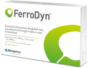 Ferrodyn Integratore Alimentare 90 Capsule - FARMACIA33