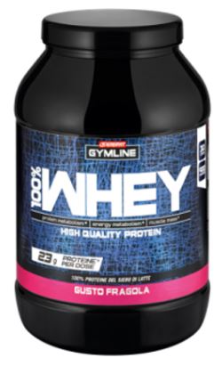 GYMLINE 100% WHEY CONCENTRATE FRAGOLA 900 G - FARMACIA33