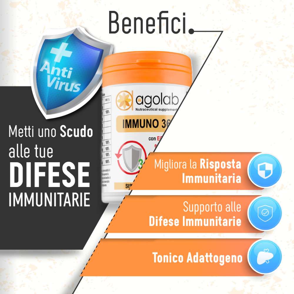 IMMUNO 360 40 CPS - IMMUNOSTIMOLANTE  - FARMACIA33