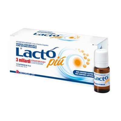 LACTO PIU 3 MILIARDI 12 FLACONCINI - FARMACIA33