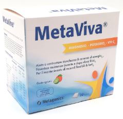 METAVIVA MAGNESIO POTASSIO VITAMINA C 20 BUSTINE - FARMACIA33