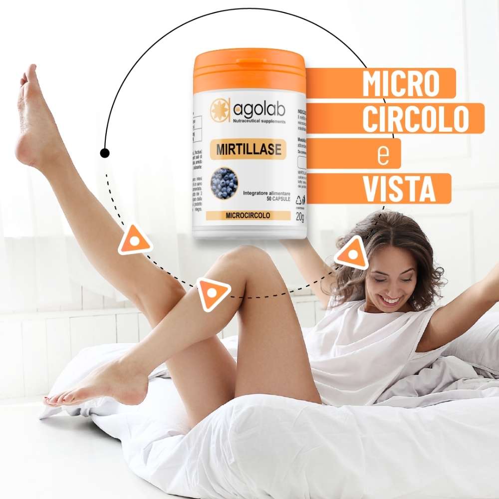 MIRTILLASE 50 CAPSULE - MIRTILLO NERO PURO - FARMACIA33