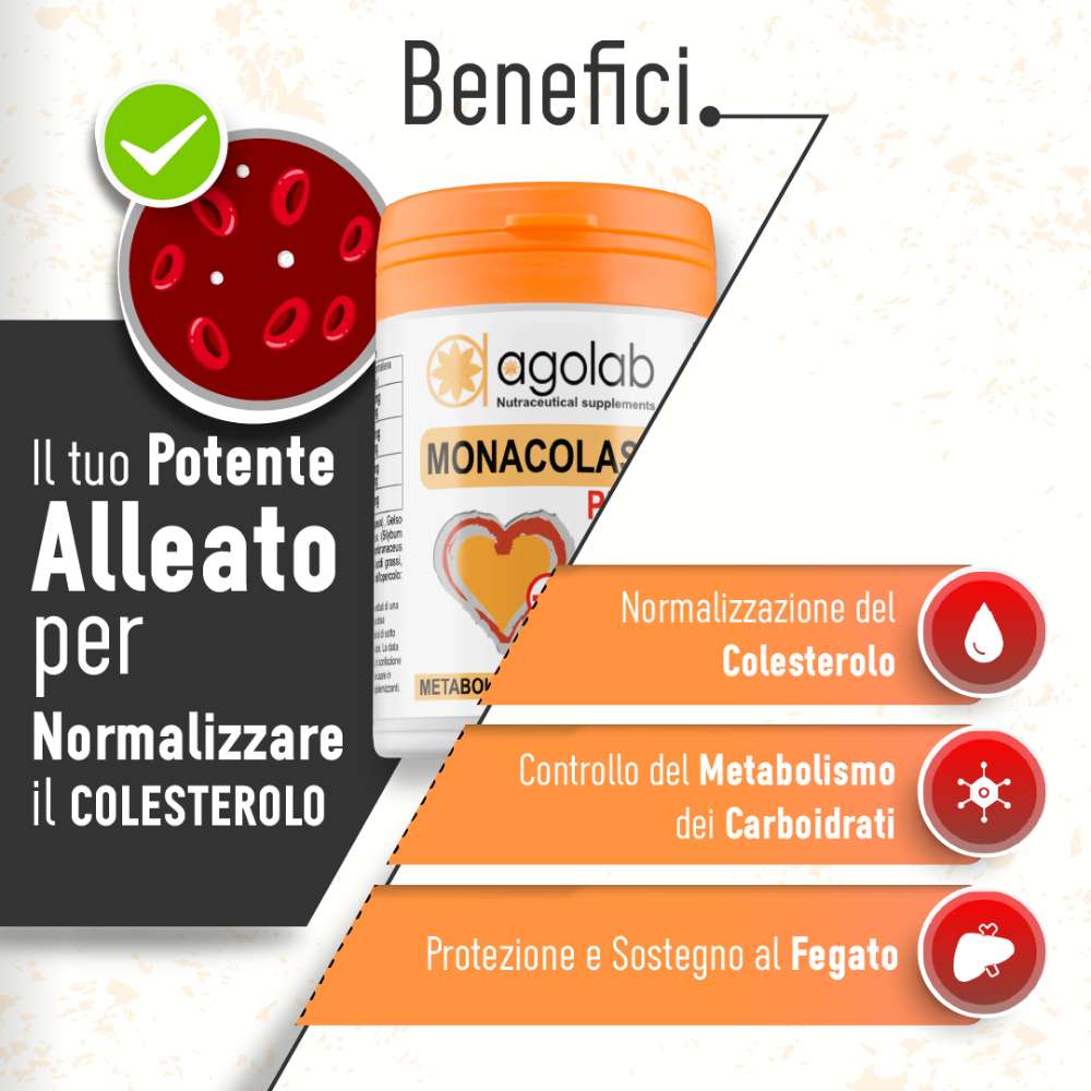 MONACOLASE PLUS 50 CAPSULE - COLESTEROLO - FARMACIA33