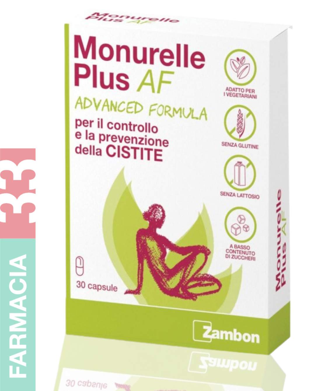 Monurelle Plus Advanced Formula - Sostegno per la salute intima femminile su Farmacia33