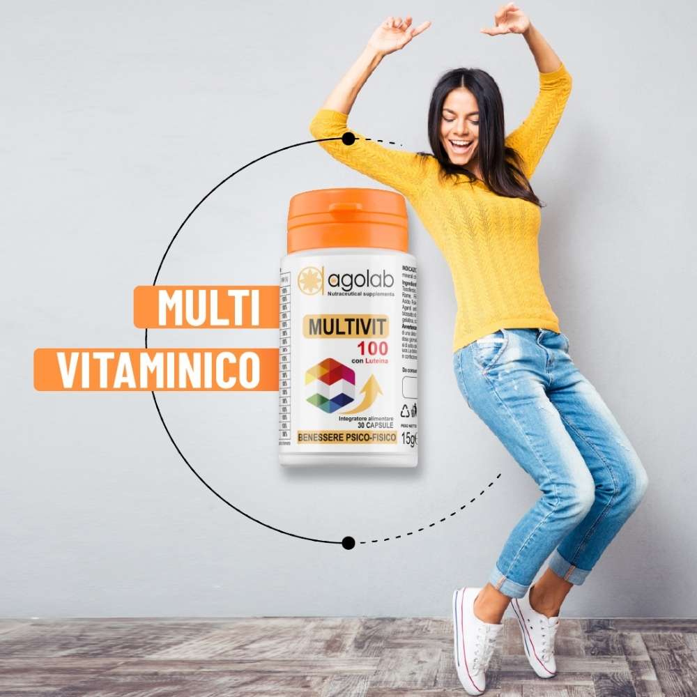 MULTIVIT 100 30 CAPSULE - MULTIVITAMINICO  - FARMACIA33