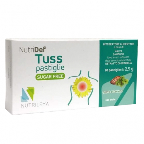 NUTRIDEF TUSS SUGAR FREE PINO MUGO 20 PASTIGLIE - FARMACIA33