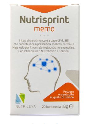 NUTRISPRINT MEMO 20 BUSTINE STICK - STANCHEZZA MENTALE  - FARMACIA33