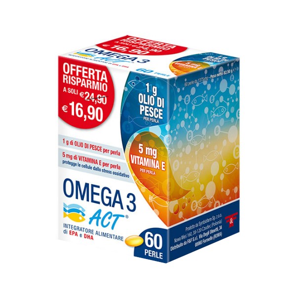 OMEGA 3 ACT 1G 60 PERLE - FARMACIA33