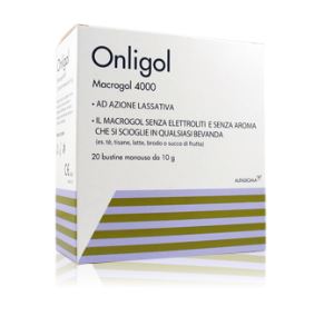 ONLIGOL MACROGOL 4000 20 BUSTINE 10 G SENZA ZUCCHERO - FARMACIA33