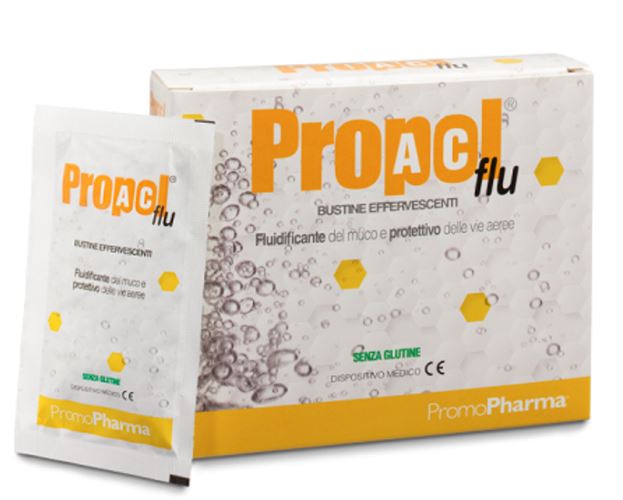 PROPOL AC FLU EFFERVESCENTE 10 BUSTINE - FARMACIA33