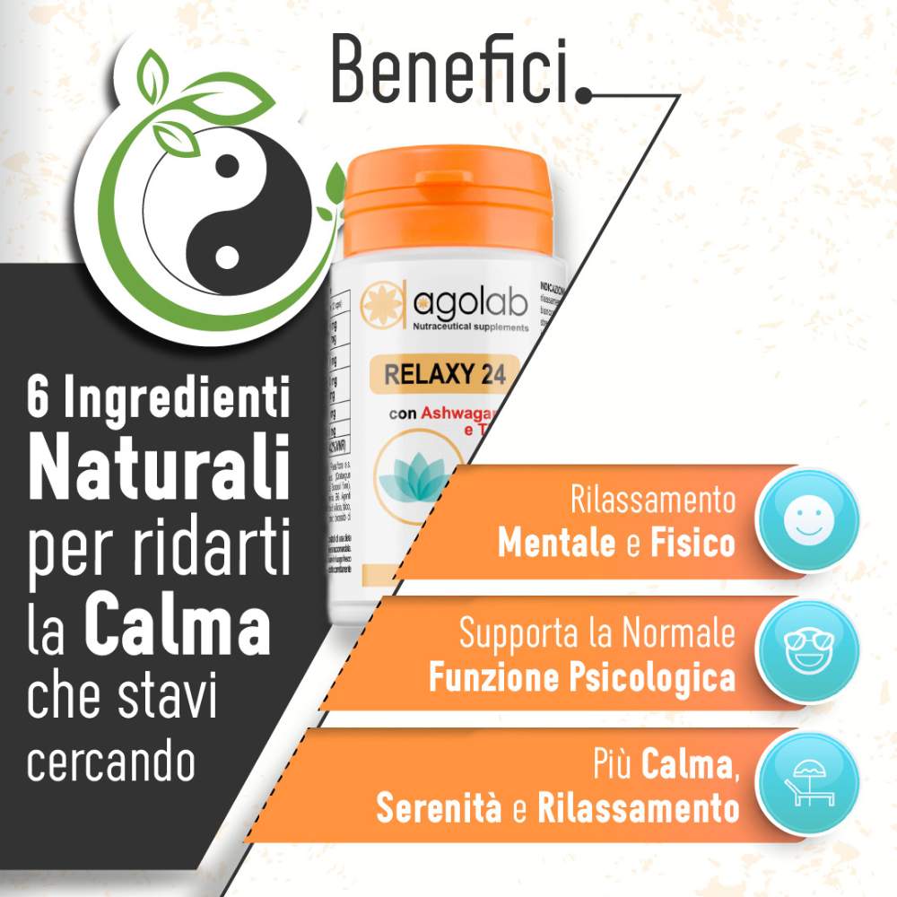 RELAXY 24 30 CAPSULE - RILASSANTE - FARMACIA33