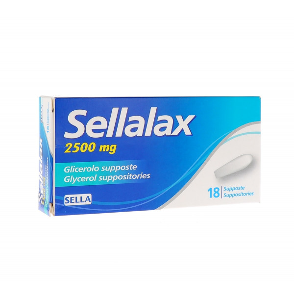 SELLALAX 2500MG SUPPOSTE GLICEROLO 30 PEZZI - FARMACIA33
