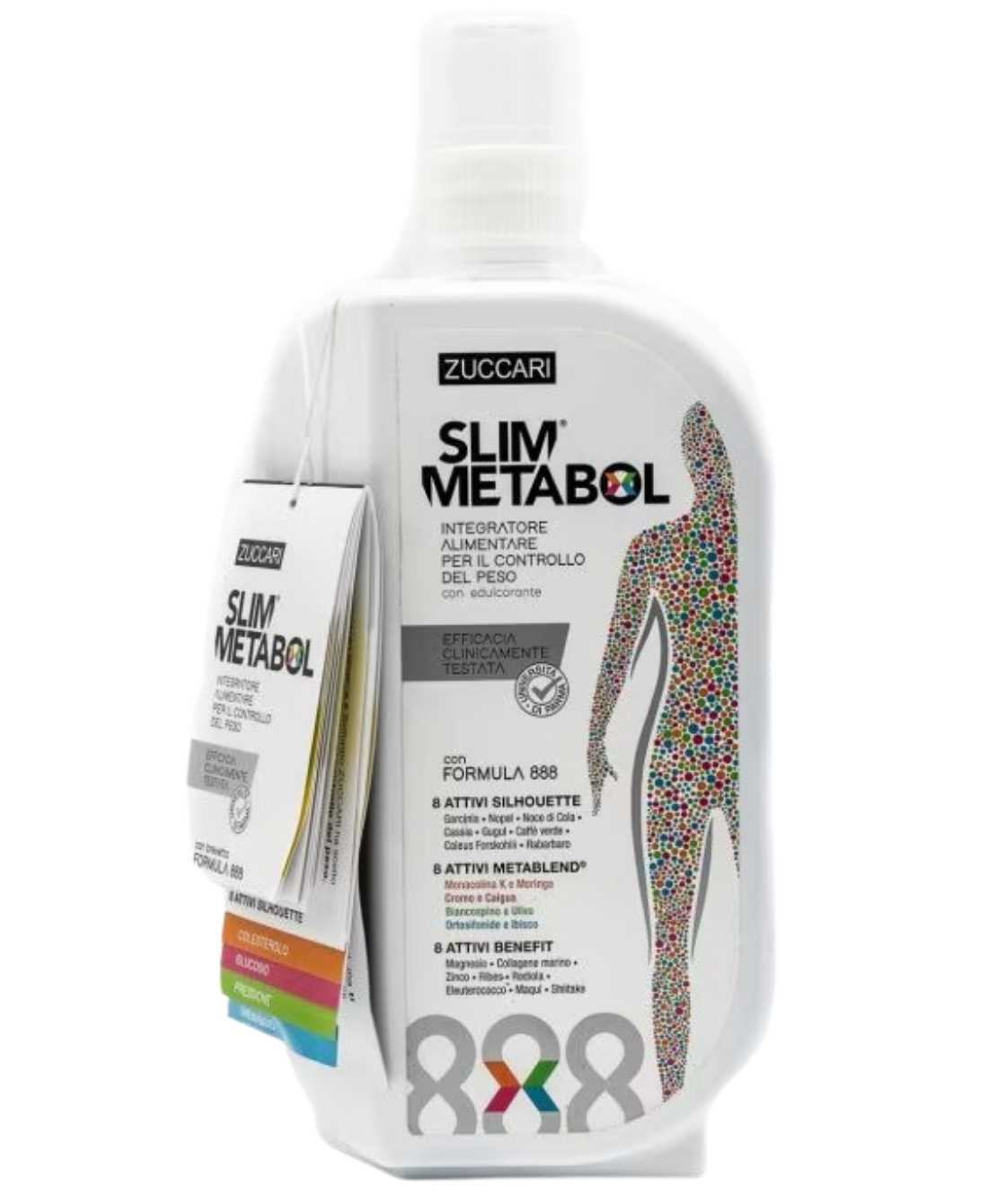 Acquista ora su Farmacia33 e raggiungi il tuo peso ideale con Zuccari Slim Metabol Nuova Formulazione - 888 ml
