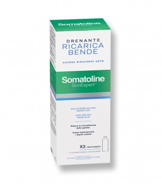 SOMATOLINE SKIN EXPERT BENDE SNELLENTI DRENANTI KIT RICARICA 400 ML - FARMACIA33