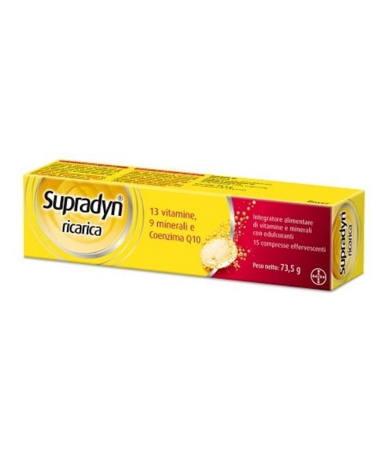 SUPRADYN RICARICA 15 COMPRESSE EFFERVESCENTI - FARMACIA33