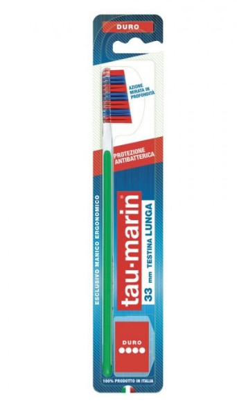 TAUMARIN SPAZZOLINO SCALARE 33 DURO CON ANTIBATTERICO - FARMACIA33