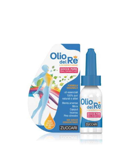 OLIO DEL RE GOCCE PURE BALSAMICHE ASTUCCIO 10 ML - FARMACIA33