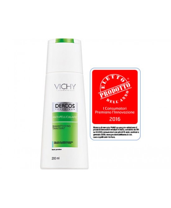 DERCOS SHAMPO ANTIFORFORA GRASSI 390 ML - FARMACIA33