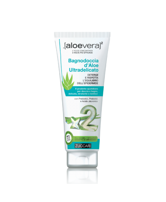 ALOEVERA2 BAGNODOCCIA D'ALOE ULTRA DELICATO 250 ML - FARMACIA33