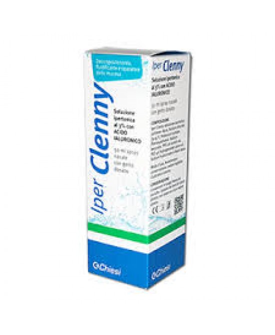 Iper Clenny Spray Nasale Erogazione Continua Soluzione Iperotonica Con Acido Ialuronico 100 ml - FARMACIA33
