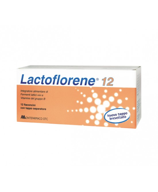 Montefarmaco Otc Lactoflorene plus Integratore Alimentare 12 Flaconcini - FARMACIA33
