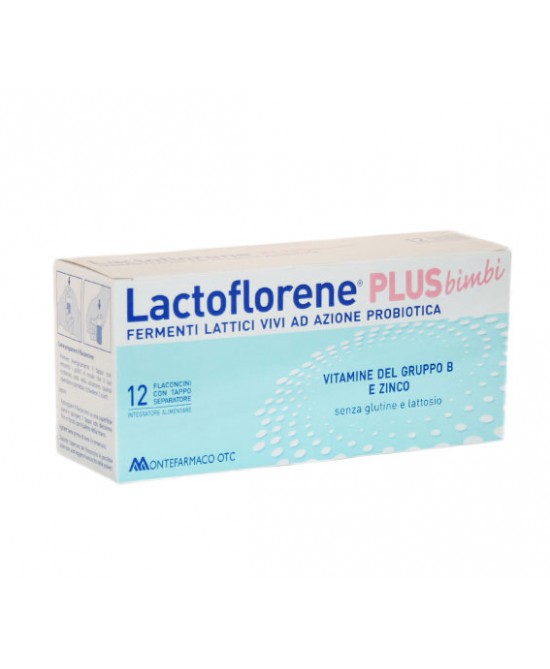 LACTOFLORENE PLUS BIMBI 12 FLACONCINI DA 10 ML - FARMACIA33