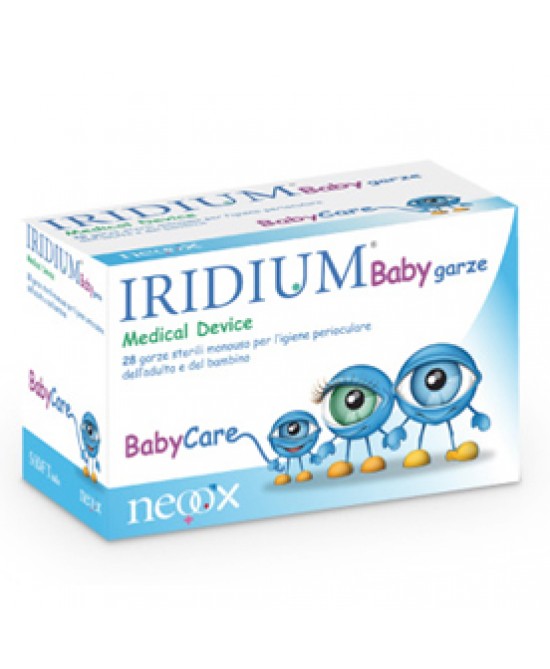GARZA OCULARE MEDICATA IRIDIUM BABY 28 PEZZI - FARMACIA33