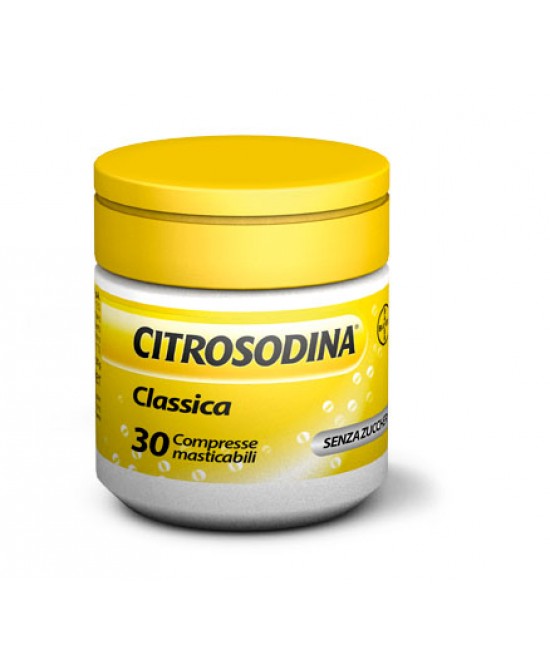 CITROSODINA CLASSICA 30 COMPRESSE MASTICABILI - FARMACIA33
