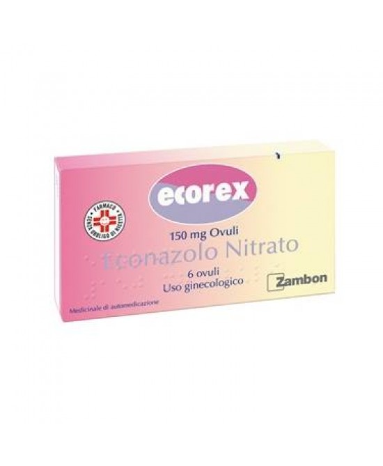 ECOREX*6 OVULI VAGINALI 150MG - FARMACIA33