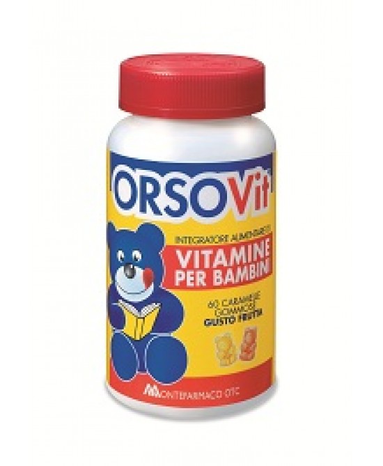 ORSOVIT CARAMELLE GOMMOSE VITAMINA BB SENZA GLUTINE 60 PEZZI - FARMACIA33