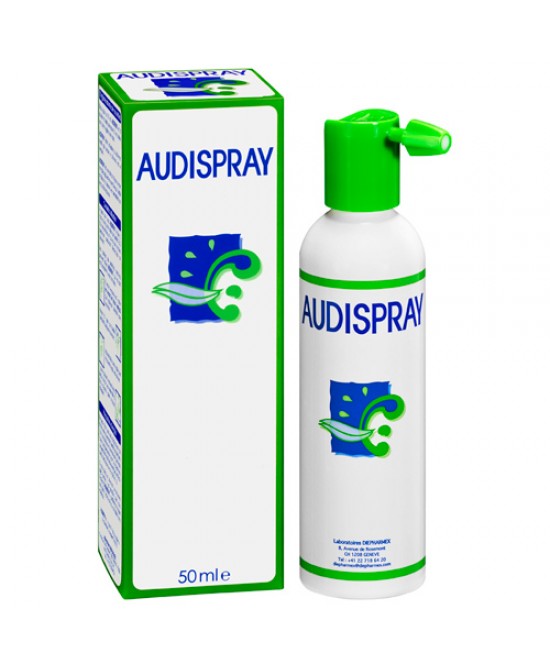 AUDISPRAY ADULT SOLUZIONE DI ACQUA DI MARE IPERTONICA SPRAY SENZA GAS DETERSIONE ORECCHIO 50 ML - FARMACIA33