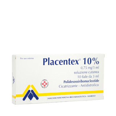 PLACENTEX*SOL CUT 10F 0,75MG - FARMACIA33