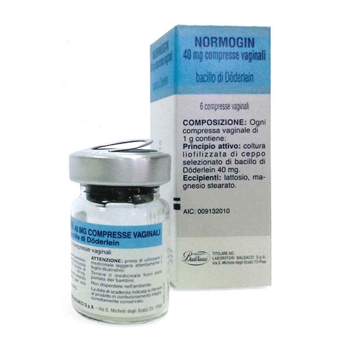 NORMOGIN*6CPR VAG 40MG - FARMACIA33