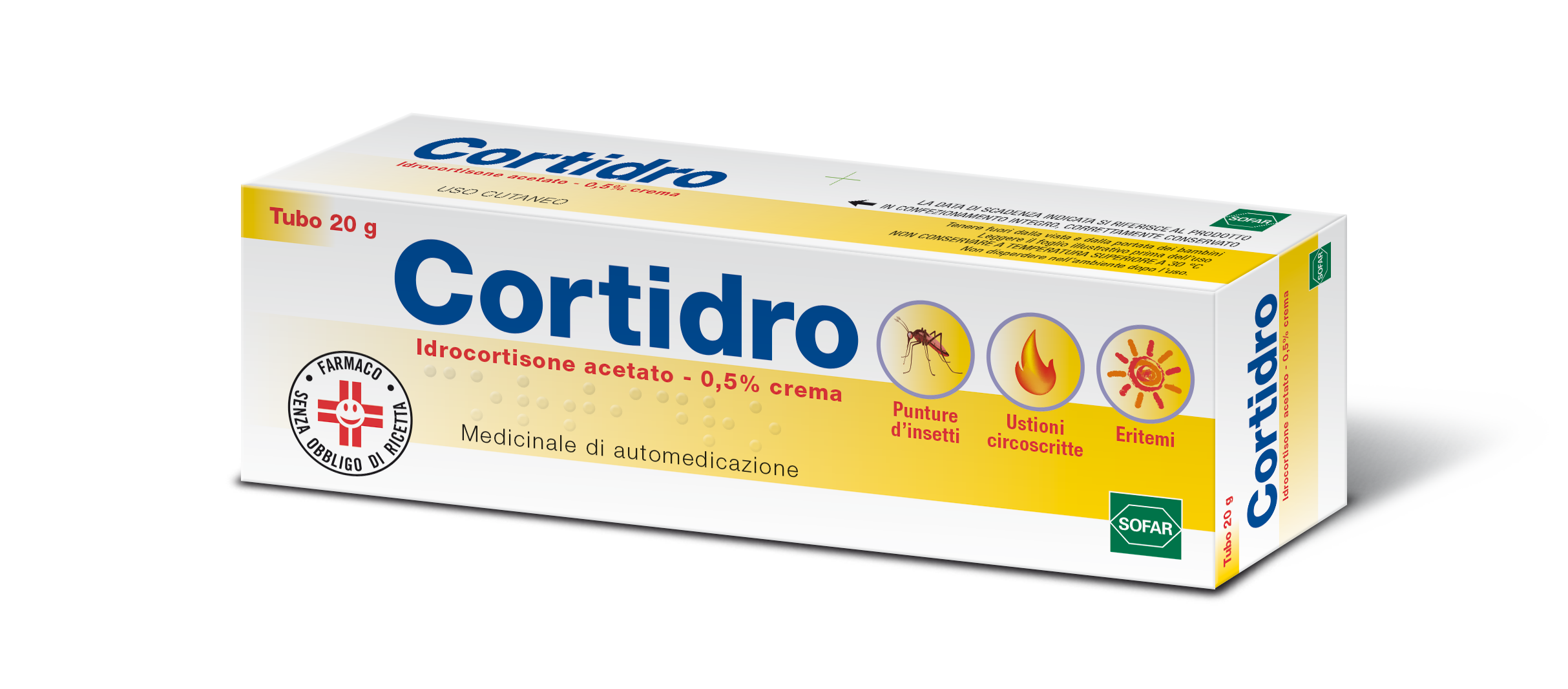 CORTIDRO*CREMA 20G 0,5% - FARMACIA33