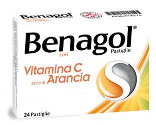 BENAGOL VIT C*24PAST ARANCIA - FARMACIA33