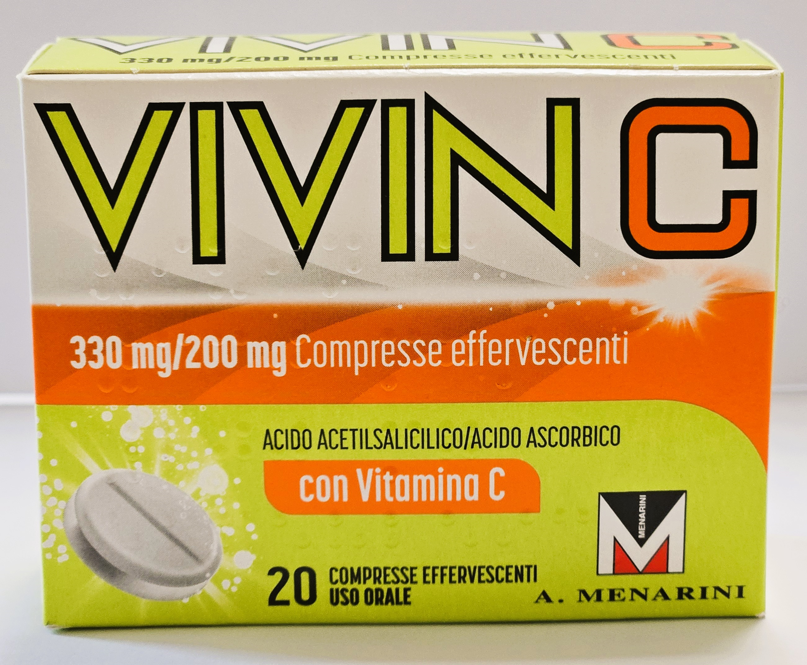 VIVIN C*20CPR EFF 330MG+200MG - FARMACIA33