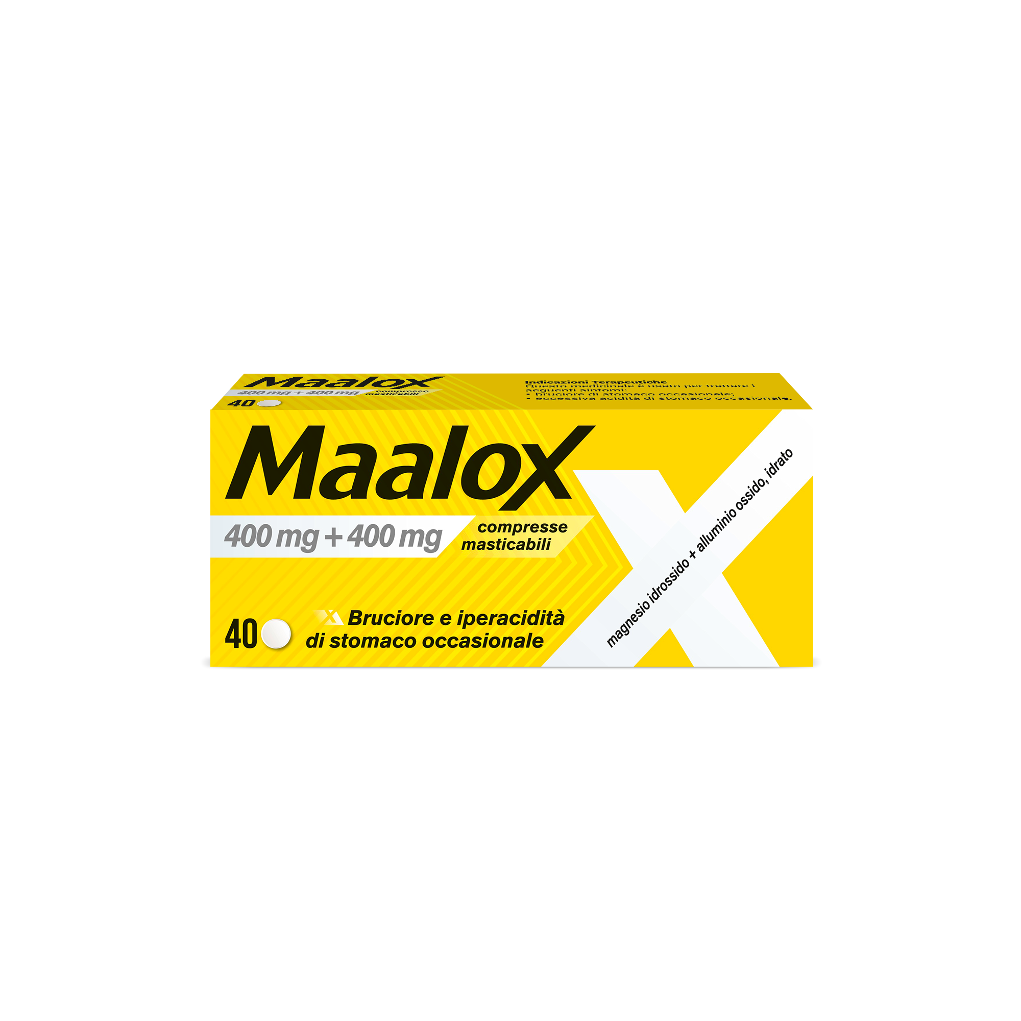 MAALOX*40CPR MAST 400MG+400MG - FARMACIA33