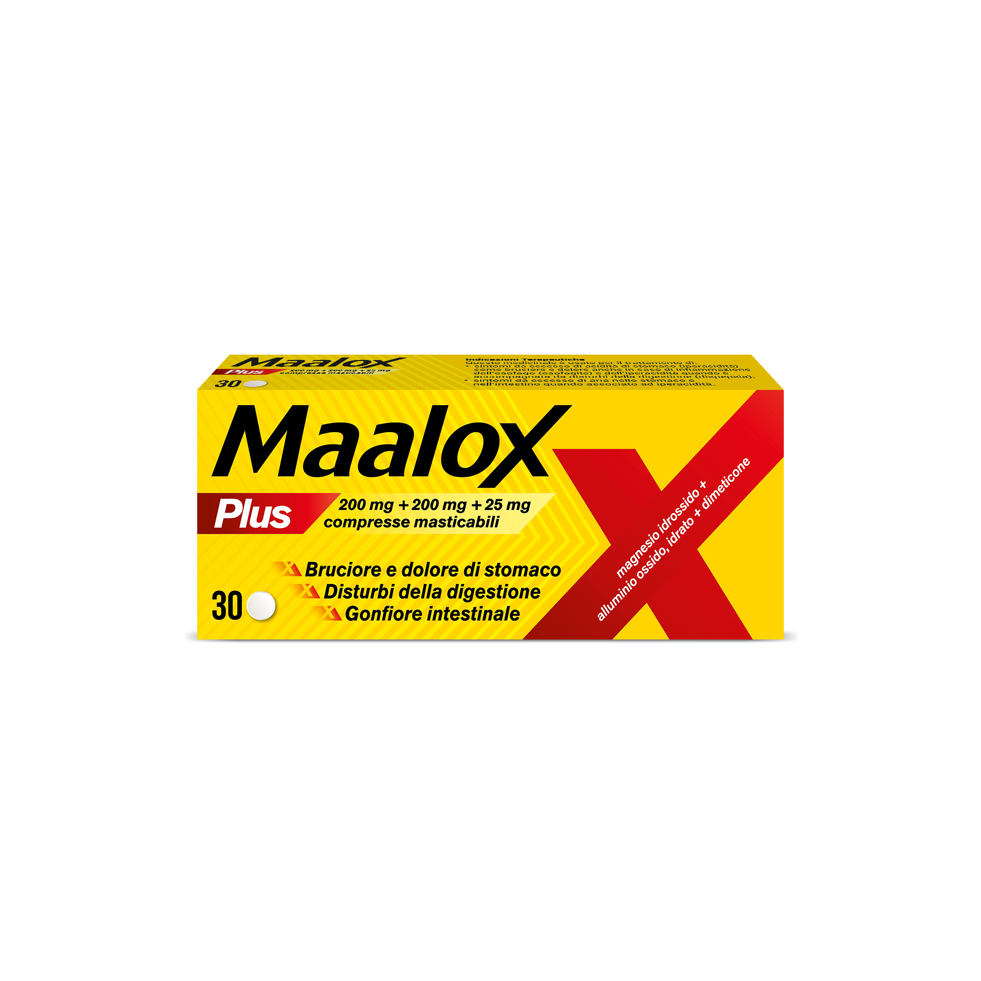 MAALOX PLUS*30CPR MAST - FARMACIA33