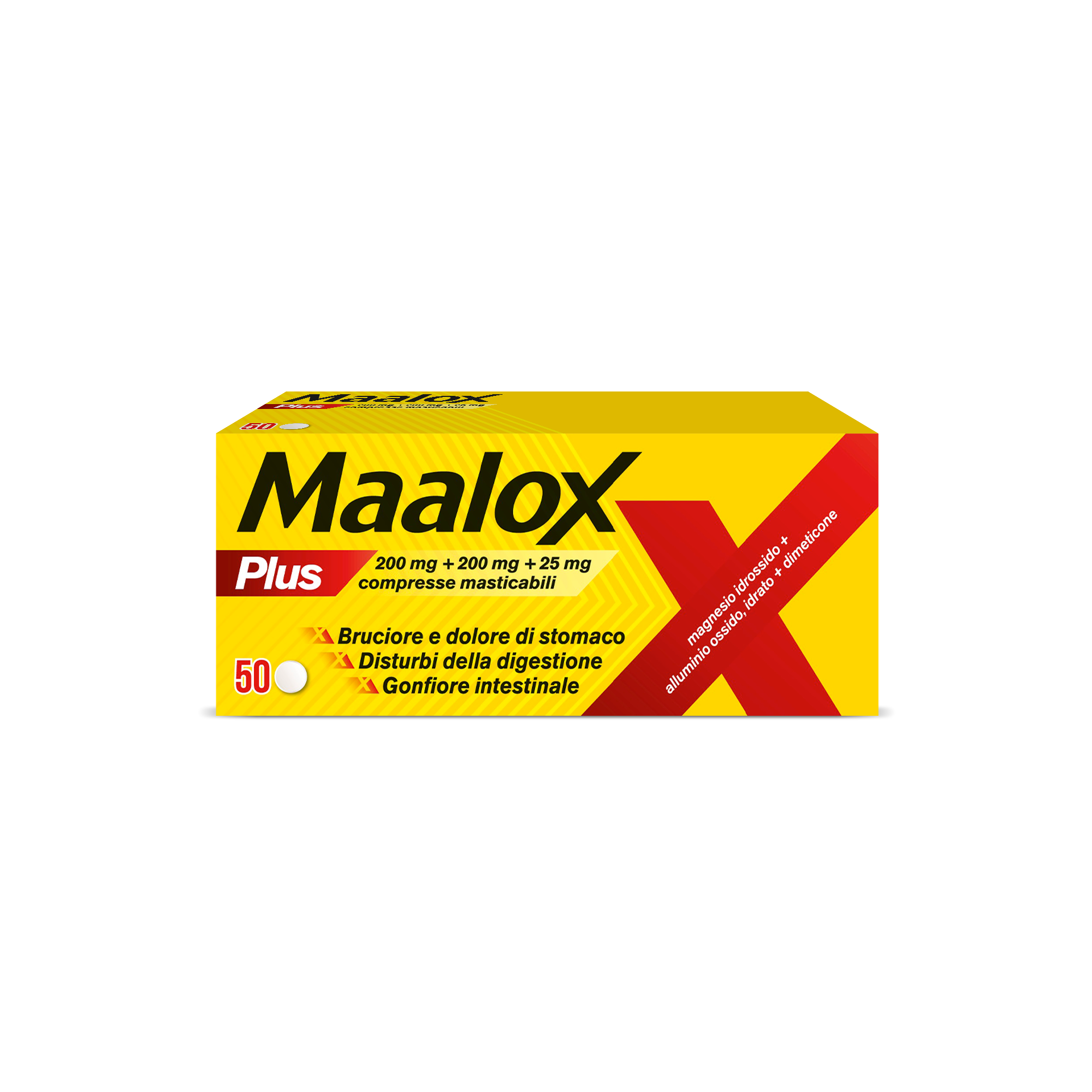 Maalox Plus 50 Compresse Masticabili - FARMACIA33