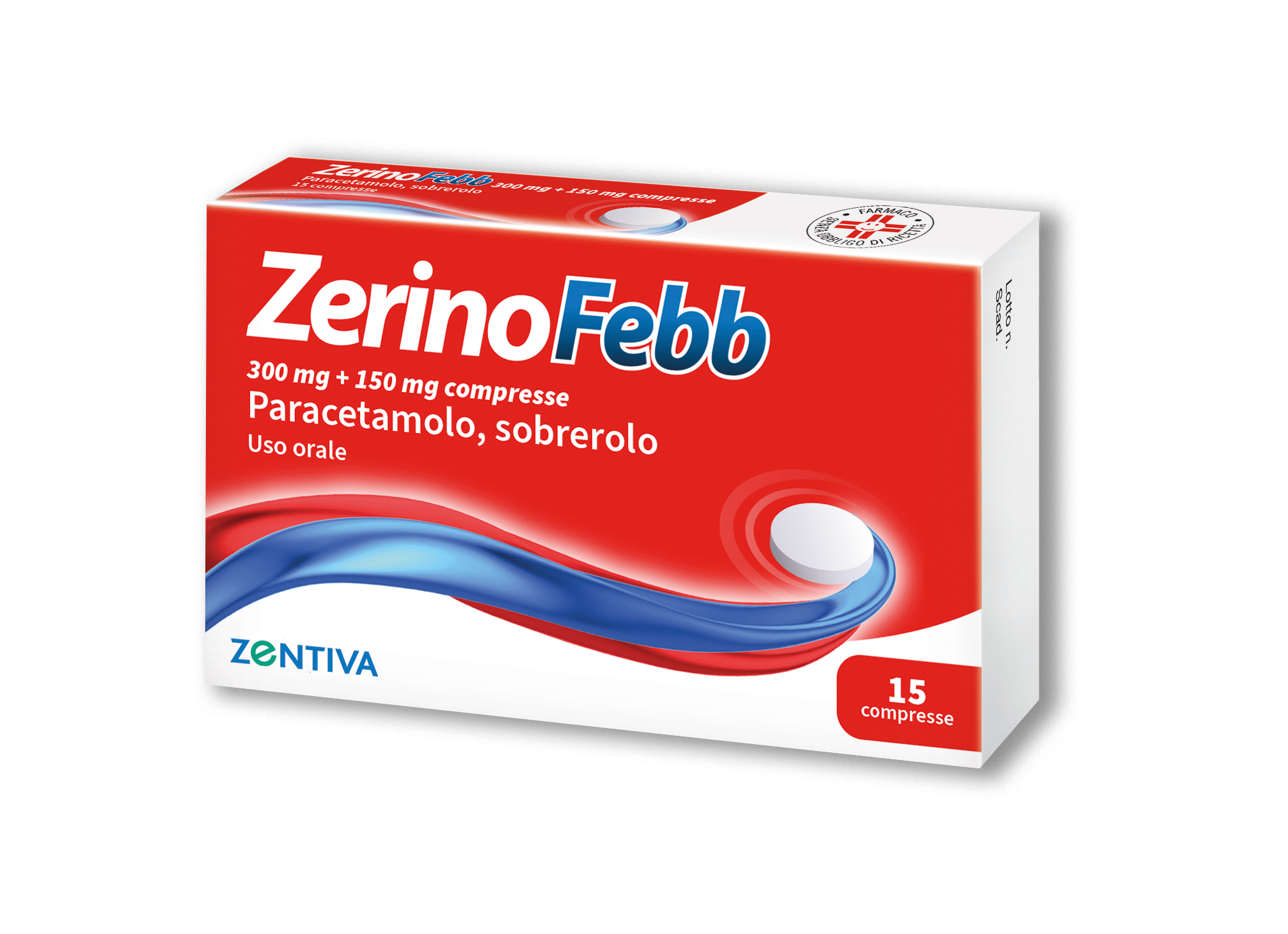 ZERINOFEBB*AD 15CPR 300+150MG - FARMACIA33