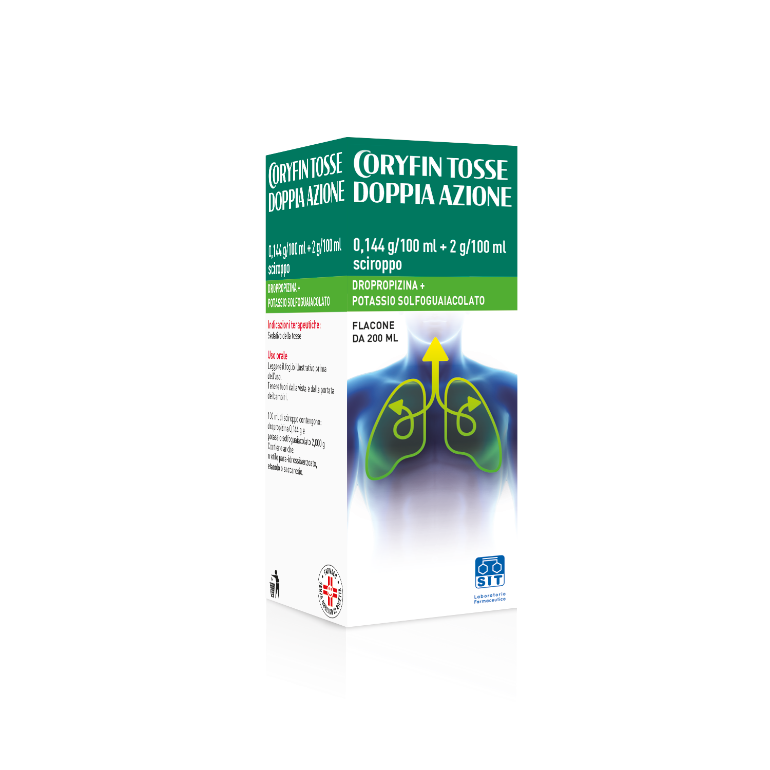 CORYFIN TOSSE DOPPIA AZ*200ML - FARMACIA33
