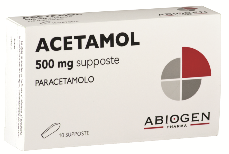 ACETAMOL*10SUPP 500MG - FARMACIA33