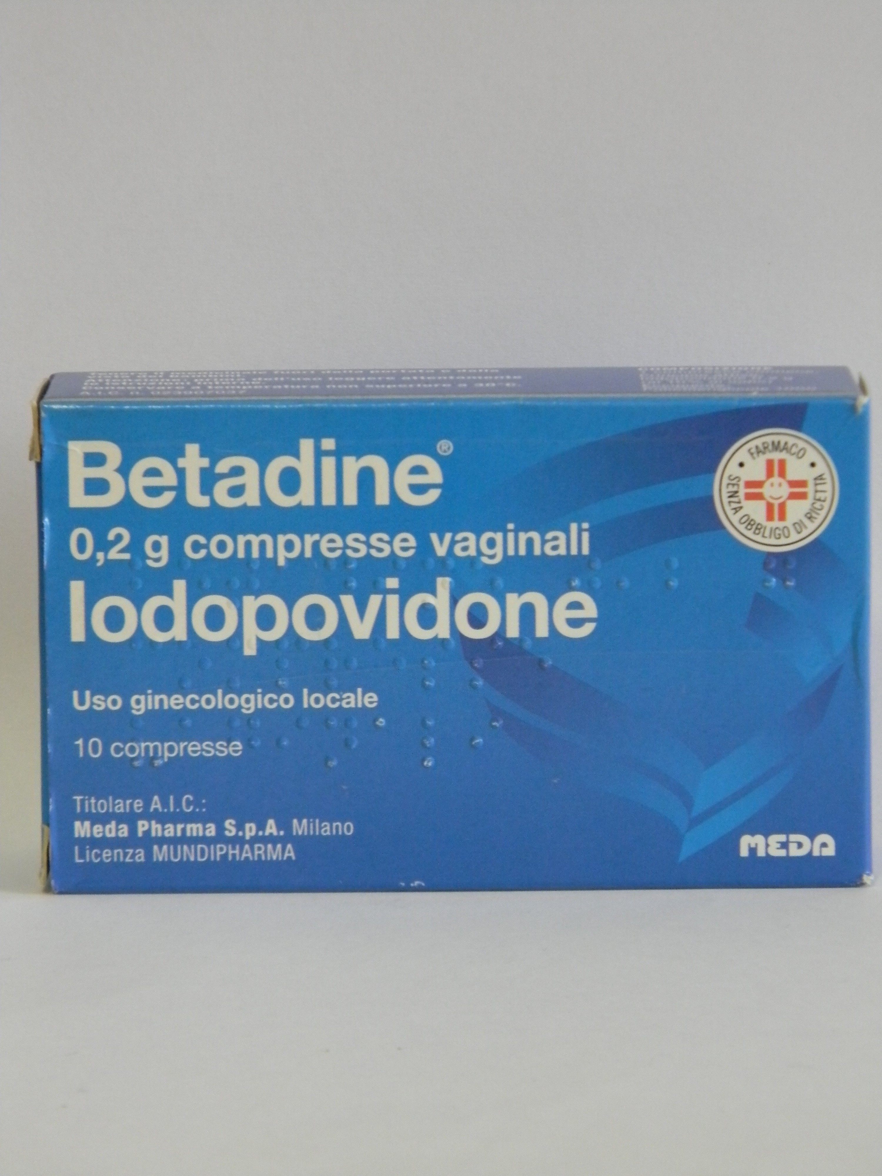 BETADINE*10CPR VAG 200MG - FARMACIA33